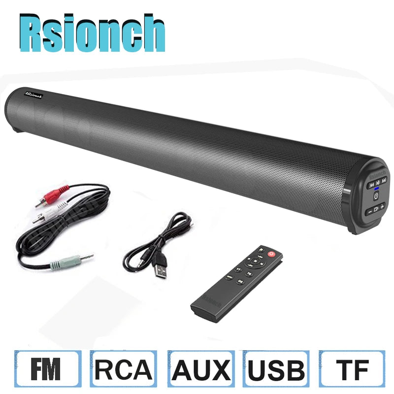 🔊 Barre de Son Bluetooth Rsionch – Son Puissant, Design Compact, Ultra Polyvalente !

💥 Transformez votre salon, vos soirées ou vos sessions de karaoké avec cette barre de son multifonctions signée Rsionch. Compacte mais puissante, elle offre une expéri