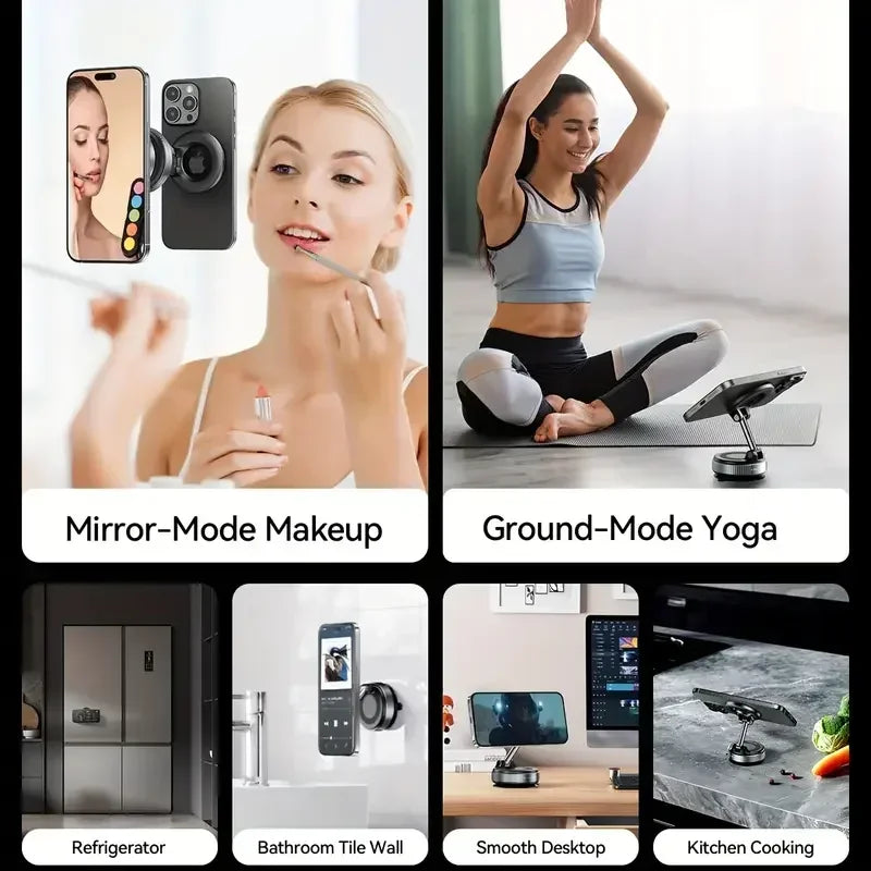 📱 Support Téléphone MagSafe 360° – Compact, Pliable et Ultra Puissant !