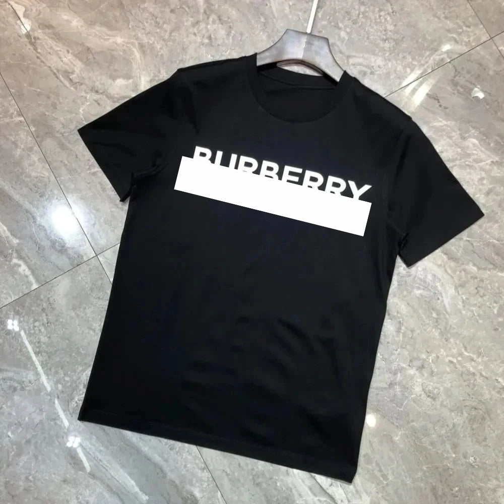 Men's And Women's Fashion Luxury Brand Cotton Printed Y2K Top T-shirt Street Party Casual Large Size Round Neck Short-sleeved