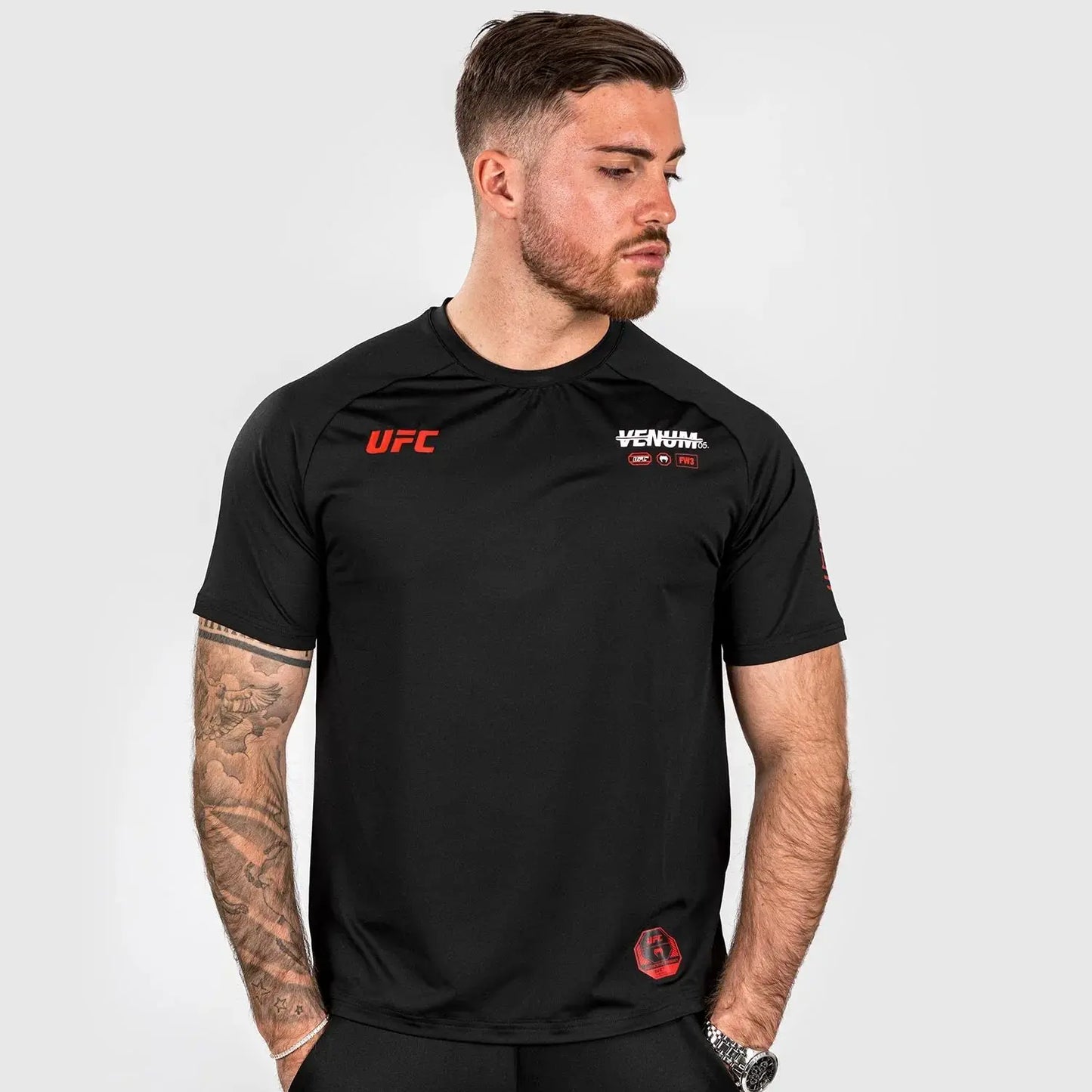 Summer UFC fighting and boxing fans' fashionable quick-drying and breathable T-shirt men's short-sleeved training top
