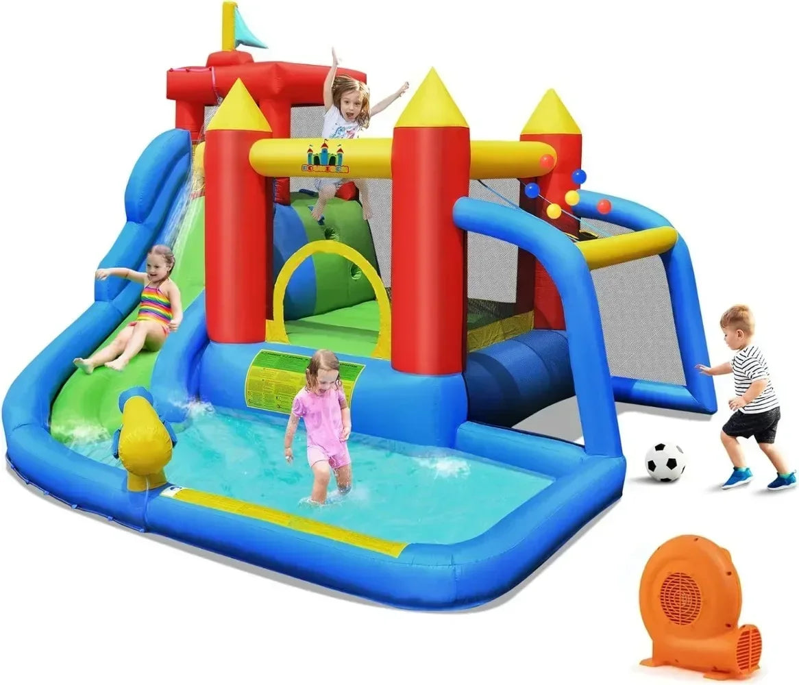 Structure Gonflable Aquatique pour Enfants – Toboggan & Jeux d’Eau | Zenova Shop