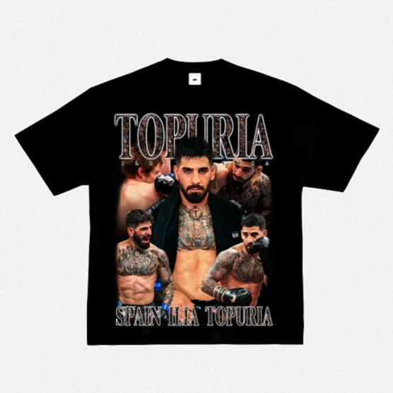 T-shirt UFC Vintage 2024 – Oliveira vs Pereira – Streetwear Oversize Unisexe