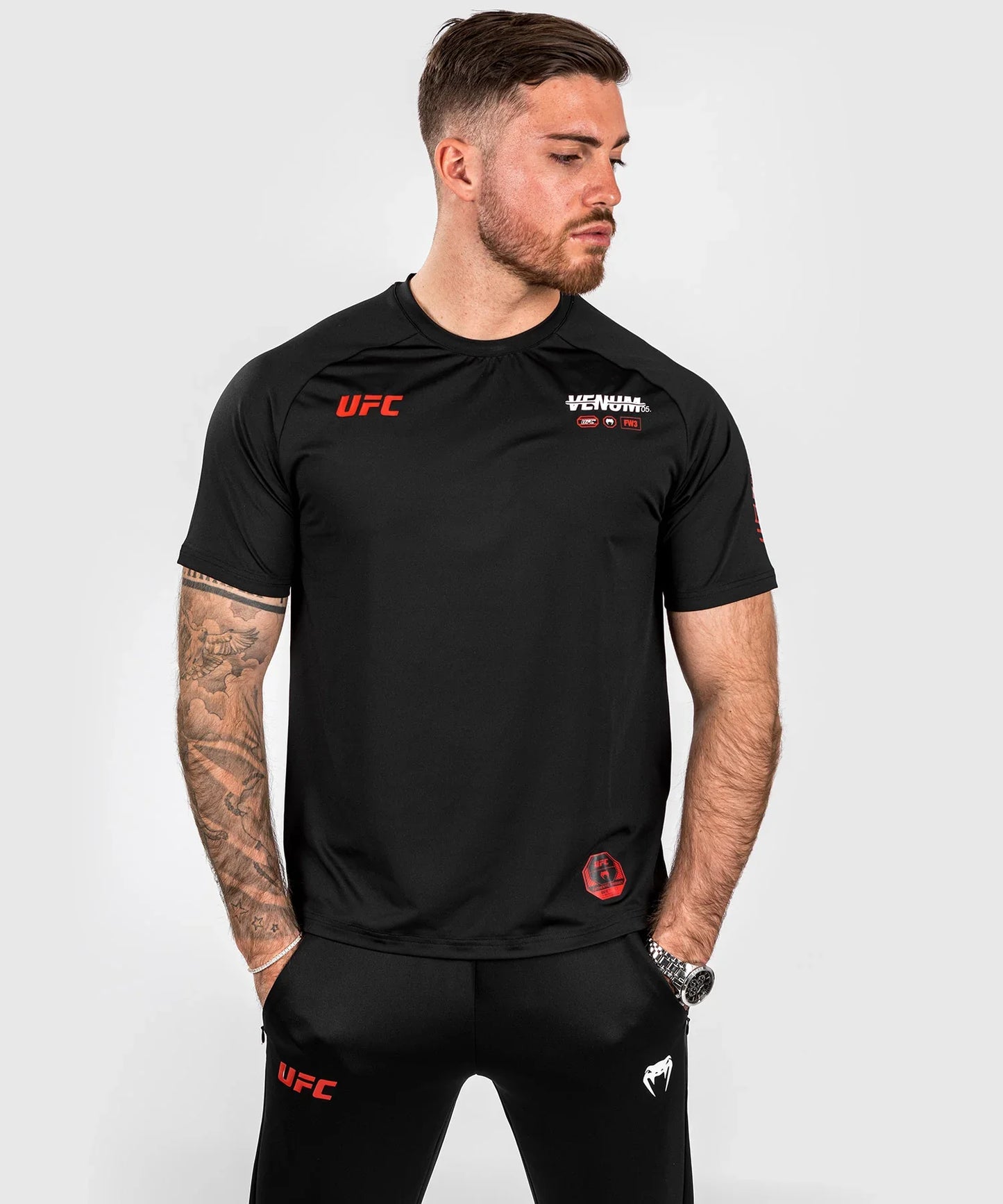 Summer UFC fighting and boxing fans' fashionable quick-drying and breathable T-shirt men's short-sleeved training top