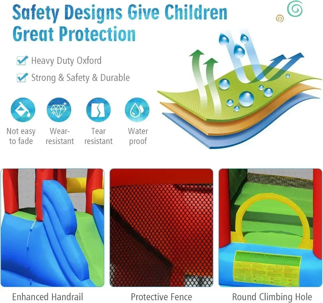 Structure Gonflable Aquatique pour Enfants – Toboggan & Jeux d’Eau | Zenova Shop